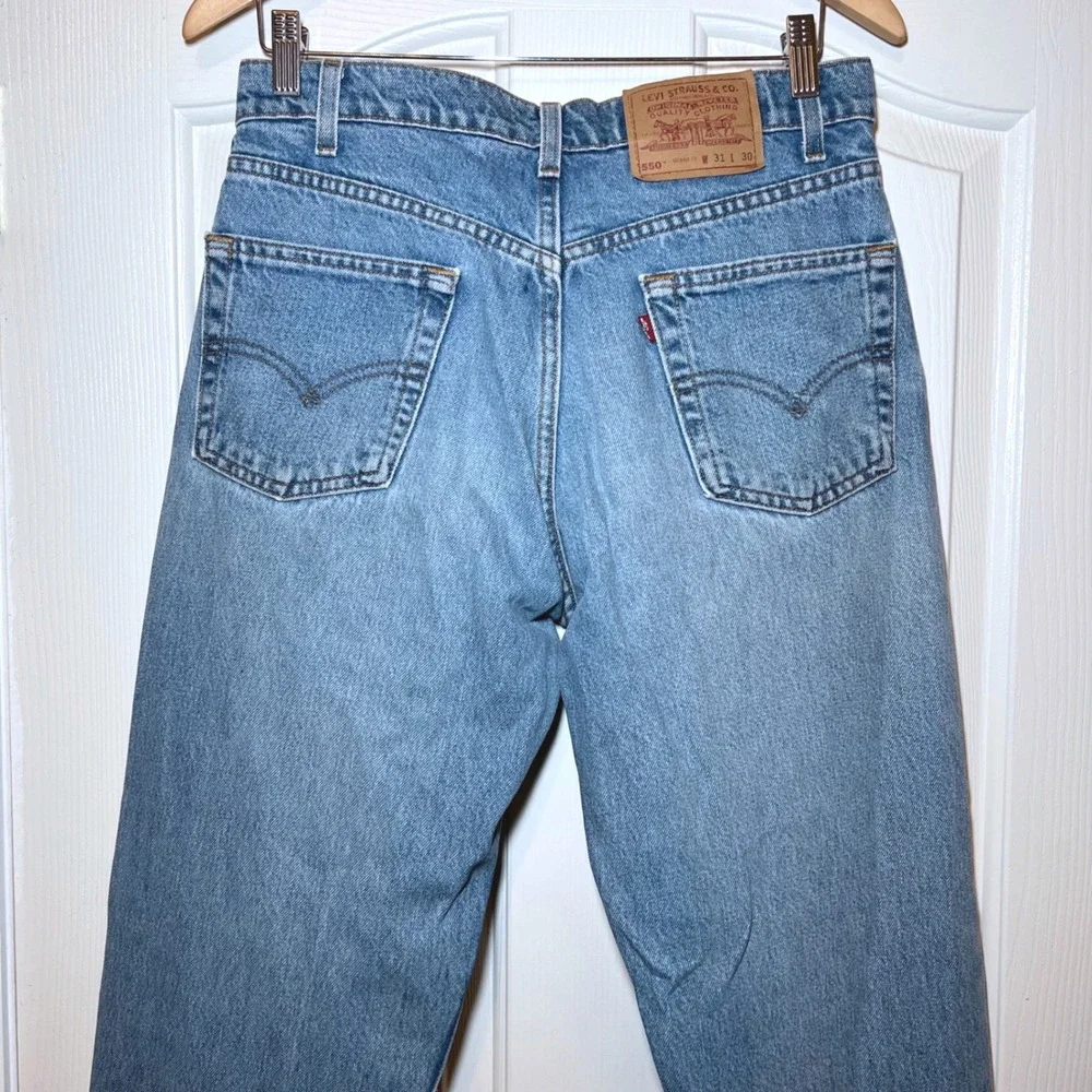 Vintage 90s Levis 550 Relaxed Fit Jeans Mens 31x30 Made in USA